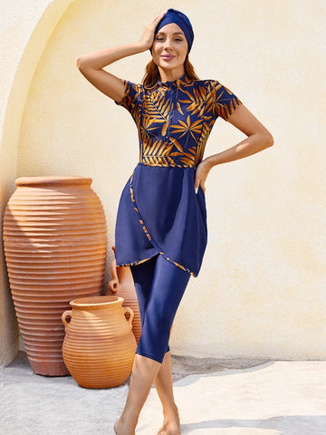 3 stuks bescheiden burkini voor vrouwen - moslim badkleding, snel drogend