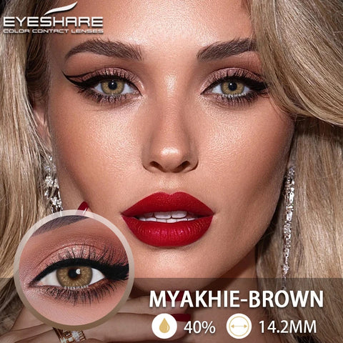 EYESHARE Natural Color Contact Lenses - Brown