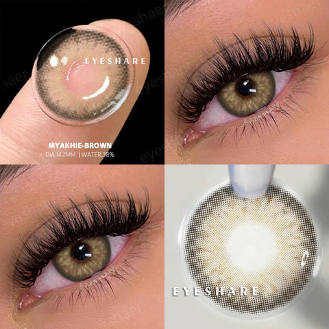 EYESHARE Myopia Colored Contact Lenses - Fashion Gray