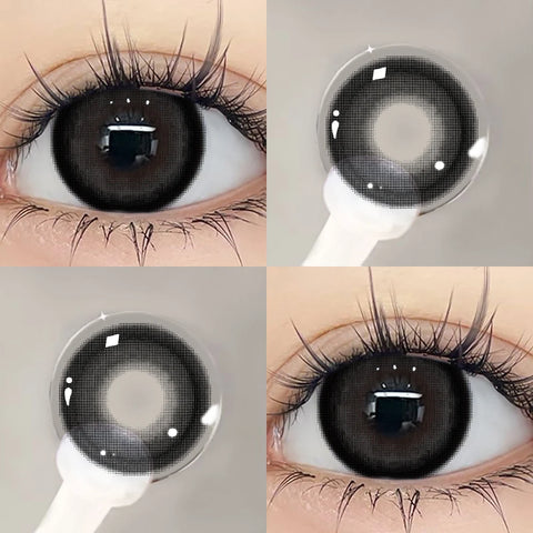 Bio-essence 1 Pair Natural Brown Colored Contact Lenses