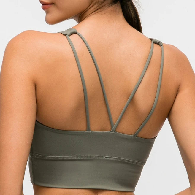 Nepoagym BOOST Cross Back Sport Bra Top for Women