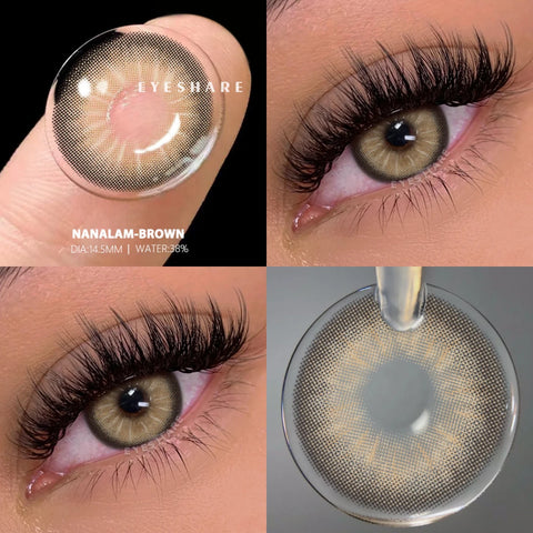 EYESHARE Myopia Colored Contact Lenses - Fashion Gray