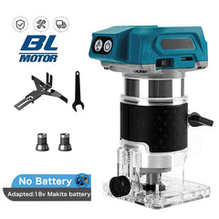 Bürstenloser Holz fräser Holz schneider Maschine elektrischer Hands ch neider Zimmerei Werkzeug Holz bearbeitung Trimmen für Makita 18V Batterie