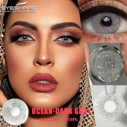EYESHARE Natural Gray Colored Contact Lenses