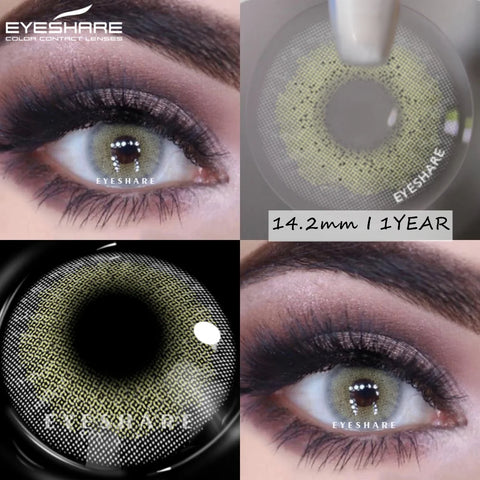 EYESHARE Aurora Blue Green Colored Contact Lenses