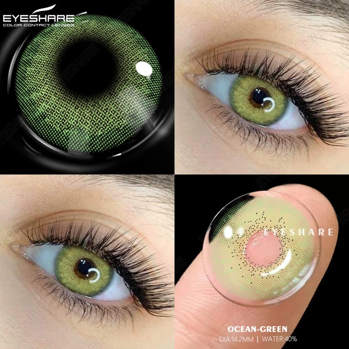 EYESHARE Color Lens Eyes - Blue Natural Contact Lenses