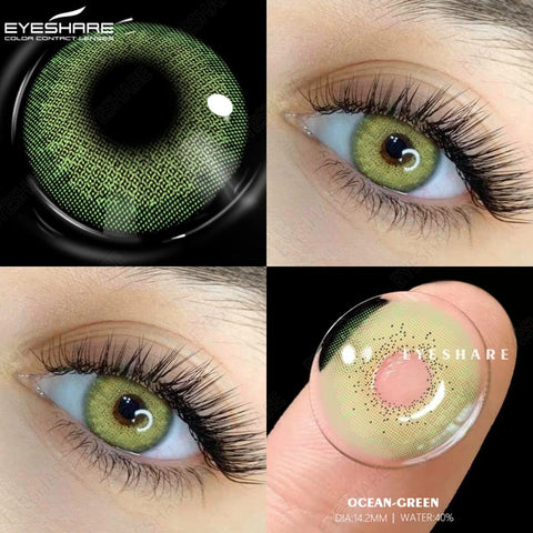 EYESHARE Color Lens Eyes - Blue Natural Contact Lenses