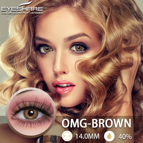EYESHARE Natural Color Contact Lenses - Brown