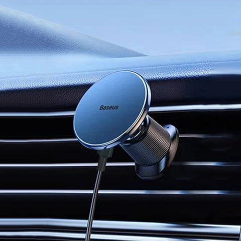 Baseus Magnetic Wireless Car Charger - 15W Fast Charging Mount for iPhone 16/15/14/13