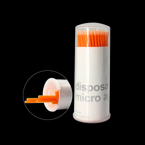 AILEISHI 100PCS Eyelash Extension Cleaning Swabs