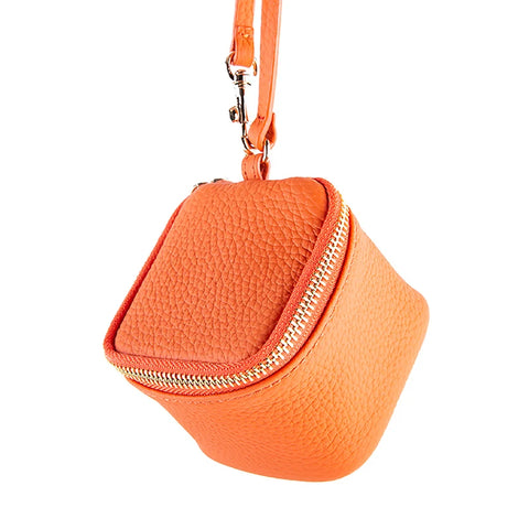 Zency 100% Echt Lederen Make-up Organizer Clutch