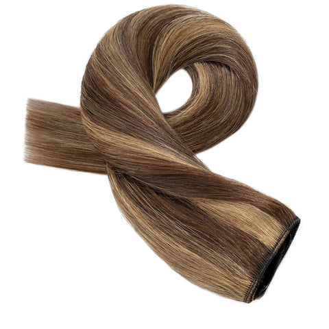 Brown Wire Hair Extensions - Real Human Hair