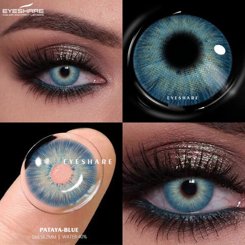 EYESHARE Aurora Blue Green Colored Contact Lenses