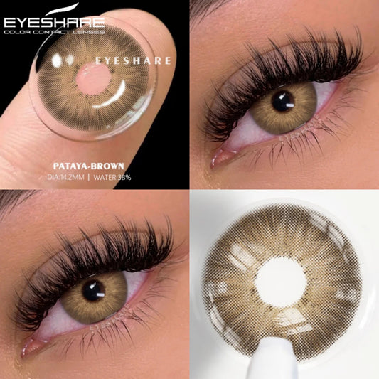 EYESHARE Myopia Colored Contact Lenses - Fashion Gray