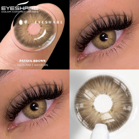 EYESHARE Myopia Colored Contact Lenses - Fashion Gray