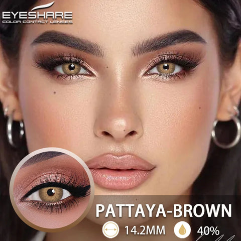 EYESHARE Natural Color Contact Lenses - Brown