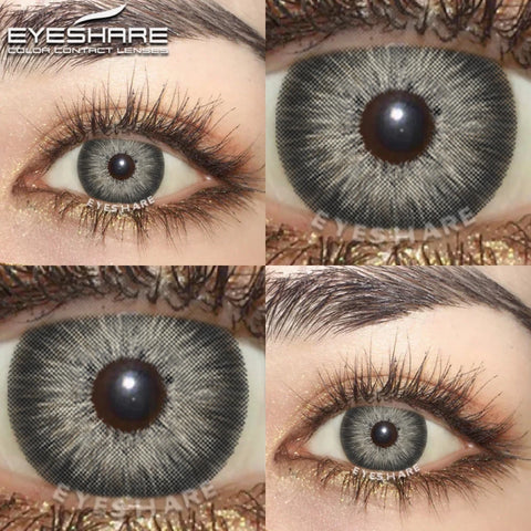 EYESHARE Blue Gray Natural Color Contact Lenses