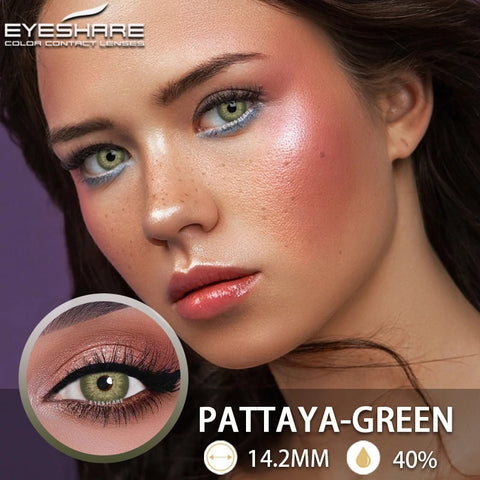 EYESHARE Natural Color Contact Lenses - Brown