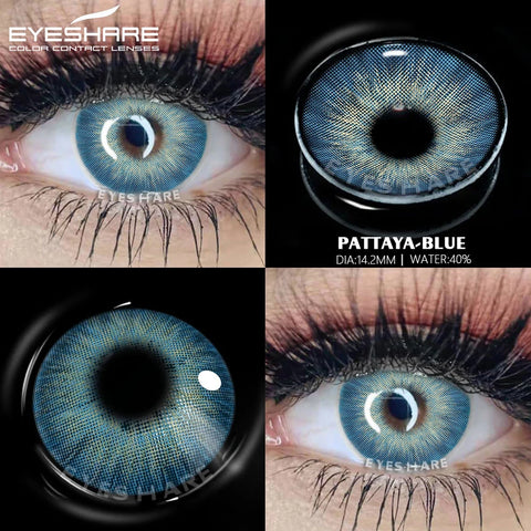 EYESHARE Blue Gray Natural Color Contact Lenses