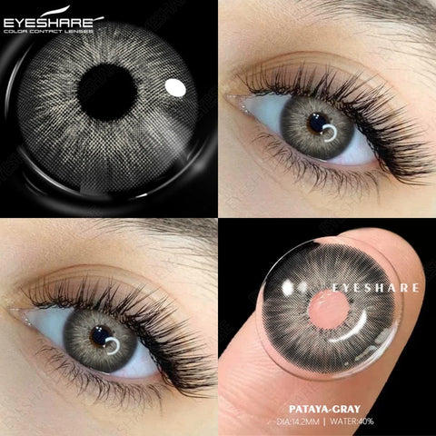 EYESHARE Color Lens Eyes - Blue Natural Contact Lenses