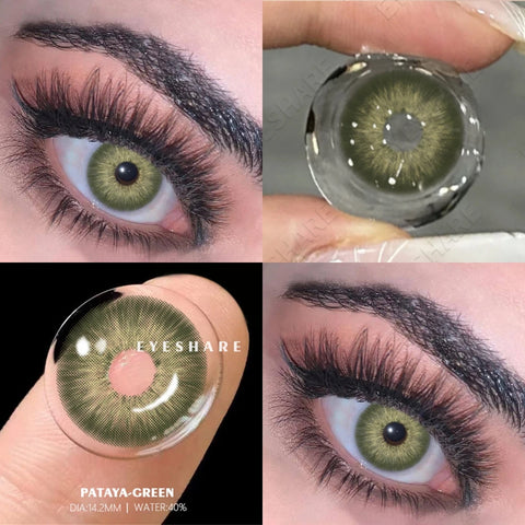 EYESHARE Color Lens Eyes - Blue Natural Contact Lenses