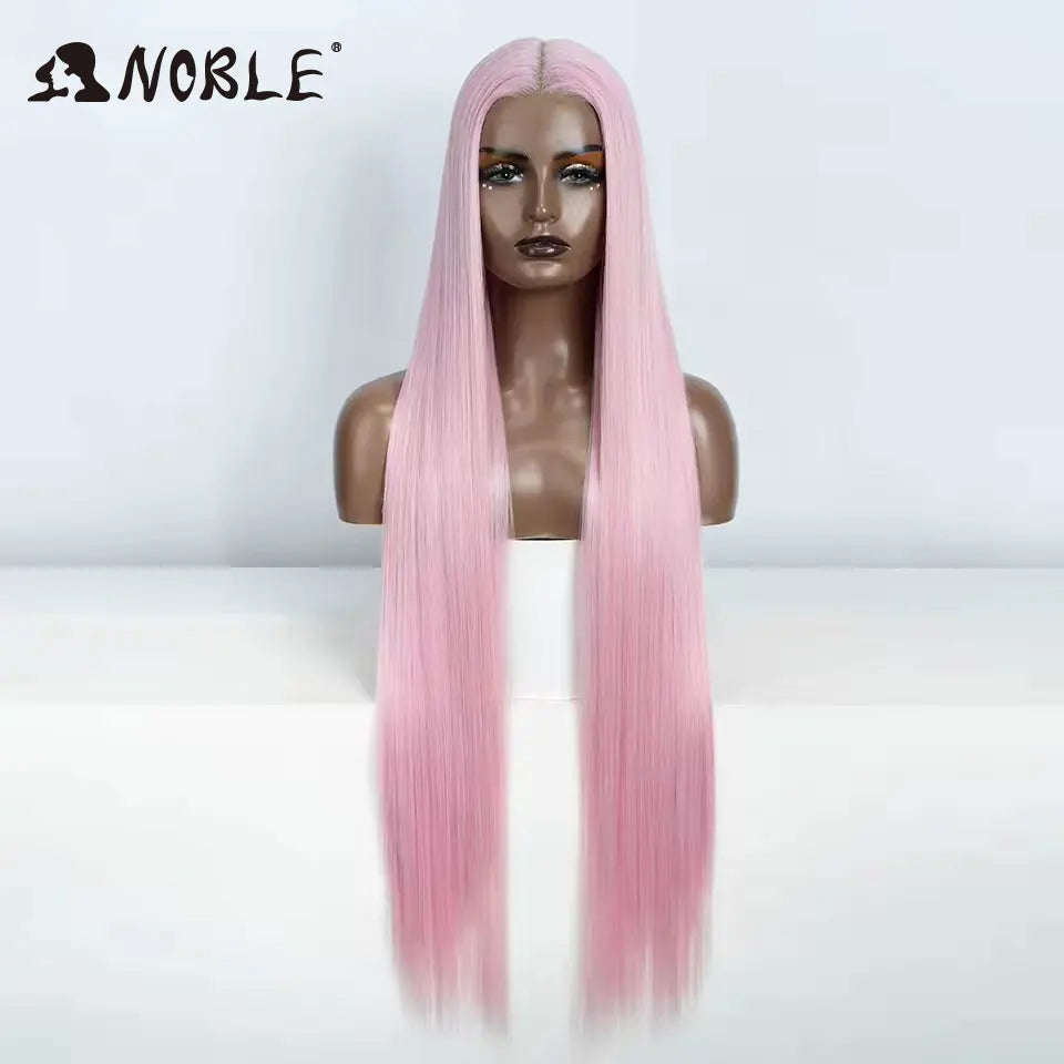 Noble Cosplay Wigs for Black Women - 38 Inch Ombre Blonde Lace Wig