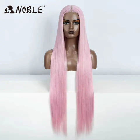 Noble Cosplay Wigs for Black Women - 38 Inch Ombre Blonde Lace Wig