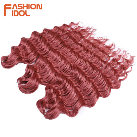 Anna 24 Inch Synthetic Hair Water Wave Braiding Hair Extensions