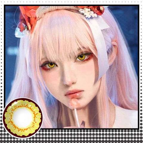 VISUASHOW Rainbow Colored Contact Lenses for Cosplay