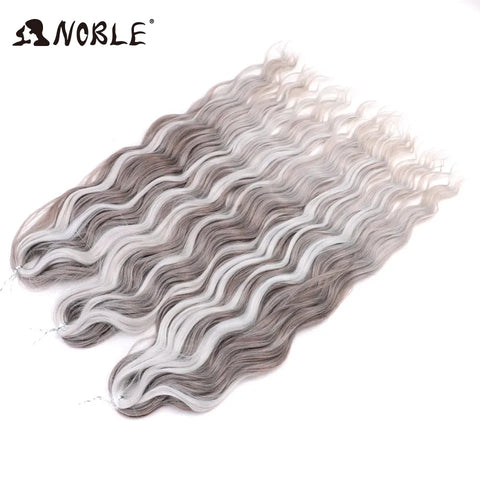 Noble Hair Water Wave Twist Crochet Hair - Ombre Blonde Pink 24 Inch