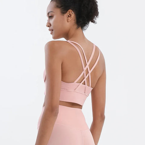 SOISOU Dames Cropped Bralette - Ademende sportbeha in 25 kleuren
