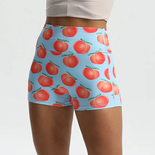 SOISOU Bedruckte Strandshorts für Damen – Hohe Taille, atmungsaktiv und stylisch
