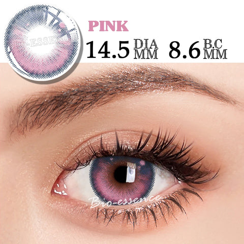 Bio-essence Colorcon Colored Contact Lenses - Pink Anime Cosplay