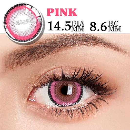 Bio-essence Colorcon Colored Contact Lenses - Pink Anime Cosplay