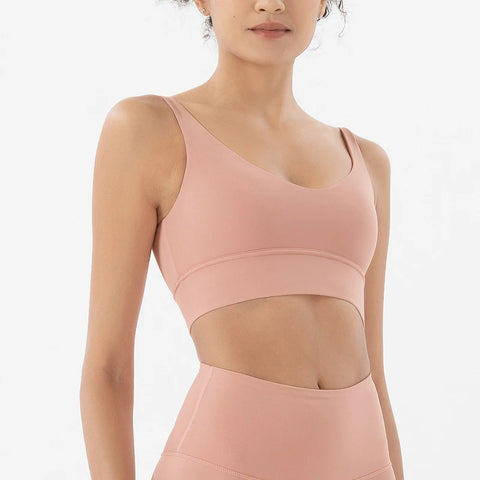 SOISOU Nylon BH Top: Sexy, Ondersteunende Sportbeha in 15 Kleuren