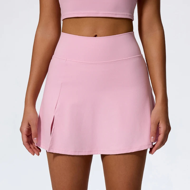 High-Waisted Women's Sports Skirt for Yoga, Golf, and Running - Quick Dry, Breathable, Casual Comfort