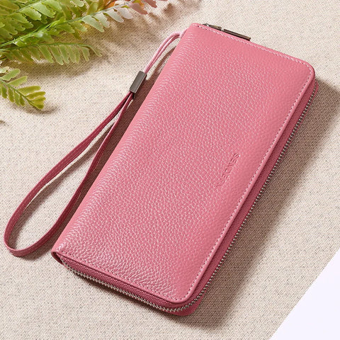 Zency Women's RFID Leather Organizer Wallet - Stylish & Secure