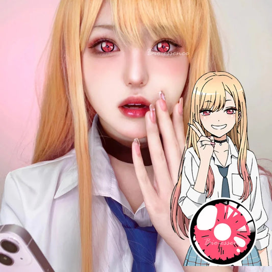 Bio-essence Cosplay Color Contact Lenses - Purple & Pink