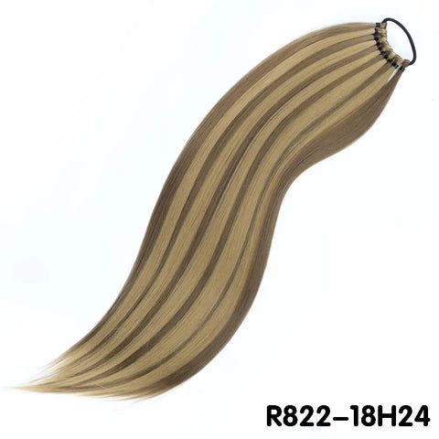 AZQUEEN 24 Inch Long Straight Synthetic Hair Extensions