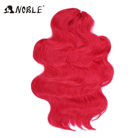 Noble Hair Soft Body Wave Crochet Hair 24Inch 3PCS Synthetic Hair Extensions