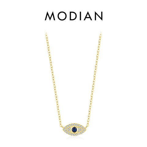 MODIAN 925 Sterling Zilveren Geluksoog Ketting