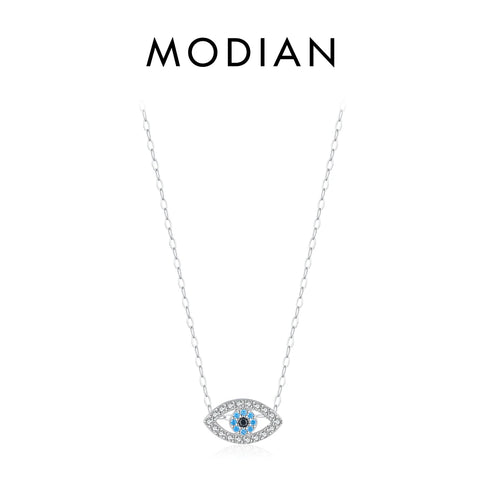 MODIAN 925 Sterling Zilveren Geluksoog Ketting