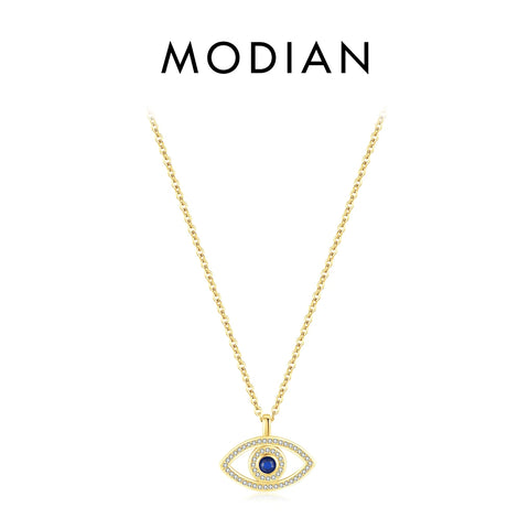 MODIAN 925 Sterling Zilveren Geluksoog Ketting