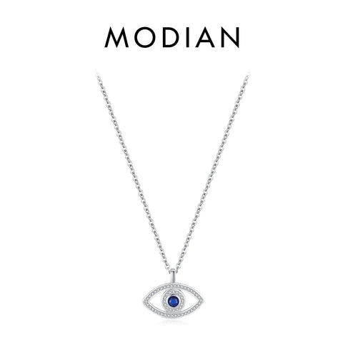 MODIAN 925 Sterling Zilveren Geluksoog Ketting