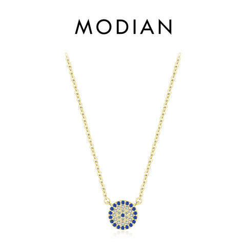 MODIAN 925 Sterling Zilveren Geluksoog Ketting