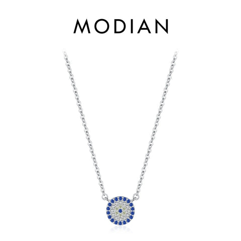 MODIAN 925 Sterling Zilveren Geluksoog Ketting