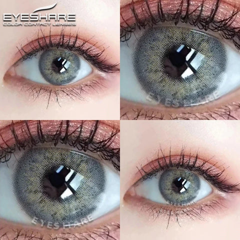 EYESHARE 2pcs Natural Color Contact Lenses - SIAM Blue & Green