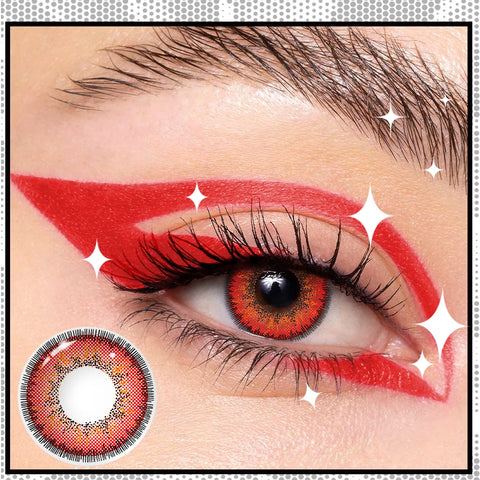 VISUASHOW Cosplay Anime Contact Lenses