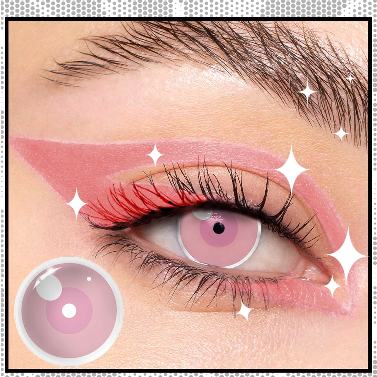 VISUASHOW Anime Cosplay Color Contact Lenses