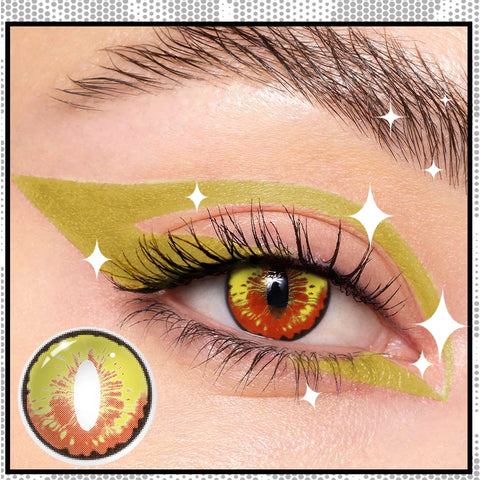 VISUASHOW Cosplay Anime Contact Lenses